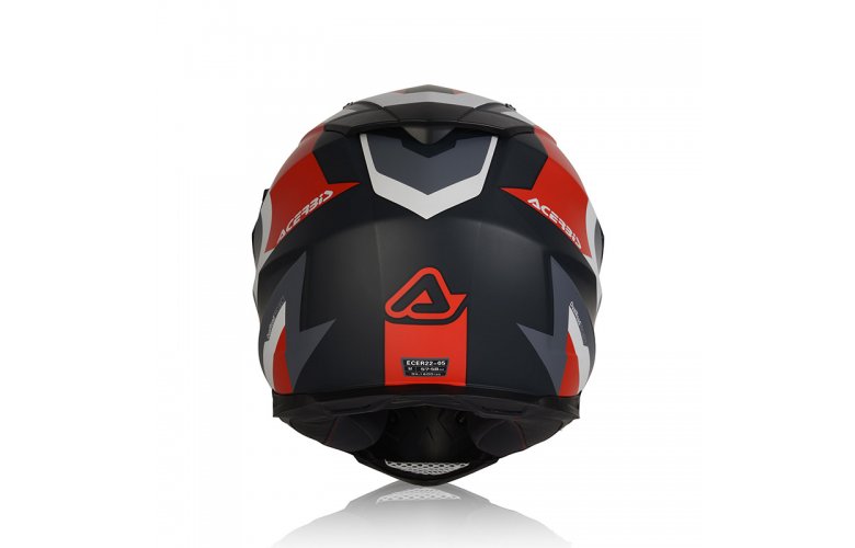 Κράνος Acerbis Flip FS-606 γκρι/κόκκινο