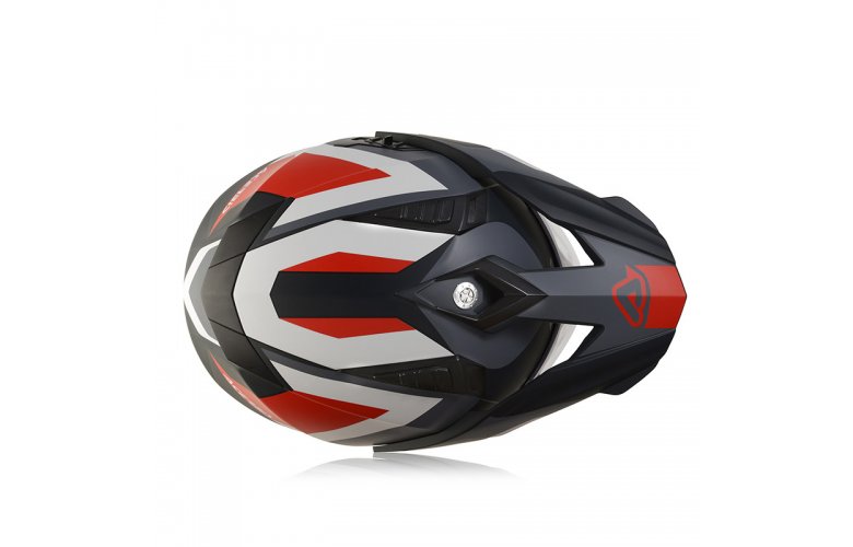 Κράνος Acerbis Flip FS-606 γκρι/κόκκινο