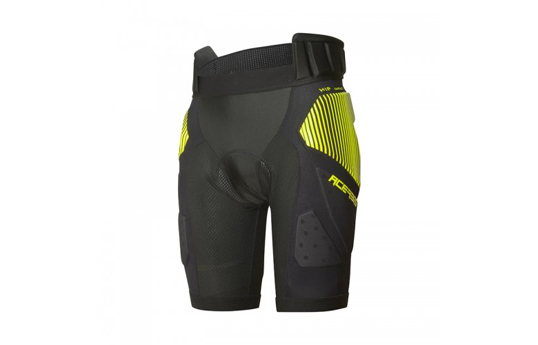 Shorts Acerbis Soft Rush Μαύρο-Κίτρινο 24527.318