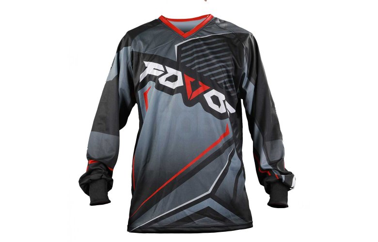 Μπλούζα MX Fovos Atlas II Black/Red