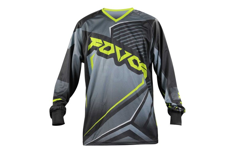 Μπλούζα MX Fovos Atlas II Black/Fluo yellow