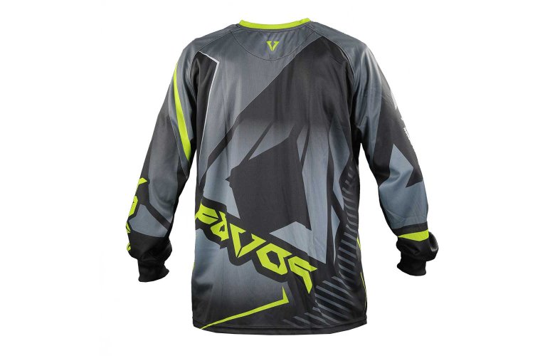 Μπλούζα MX Fovos Atlas II Black/Fluo yellow