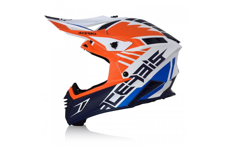 Κράνος Acerbis X-Track VTR 23901.204 πορτοκαλί/μπλε