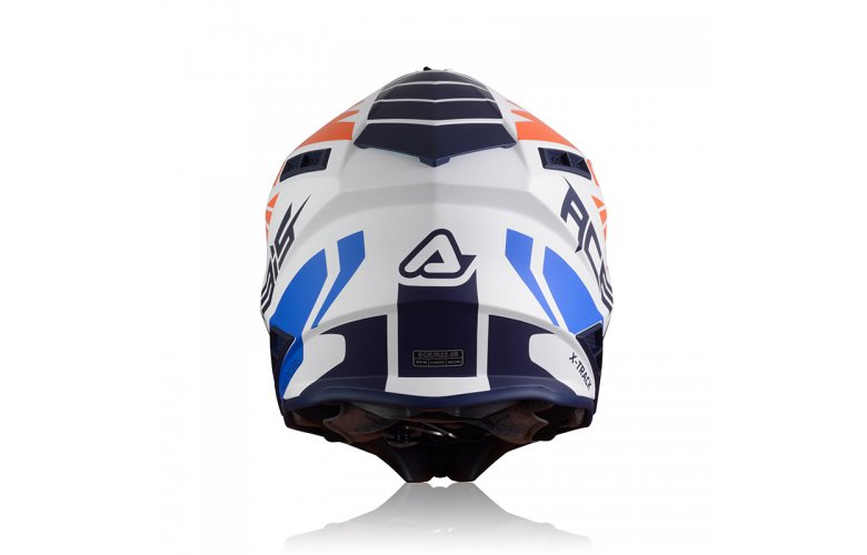 Κράνος Acerbis X-Track VTR 23901.204 πορτοκαλί/μπλε