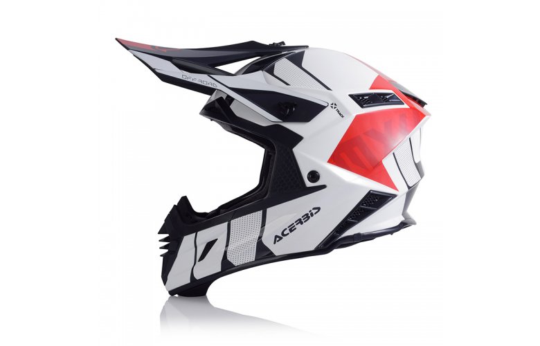 Κράνος Acerbis X-Track VTR 23901.239 άσπρο/κόκκινο