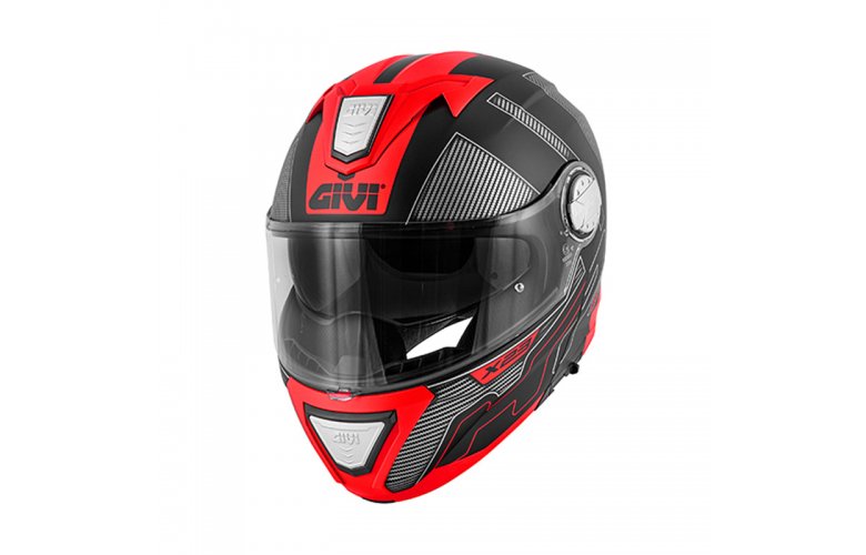 Κράνος Givi HX23 Syndey Project Matt Black/Titanium/Red