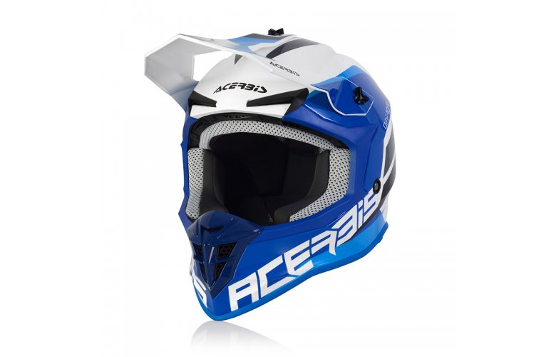 Κράνος Acerbis Linear 24473.232 άσπρο/μπλε