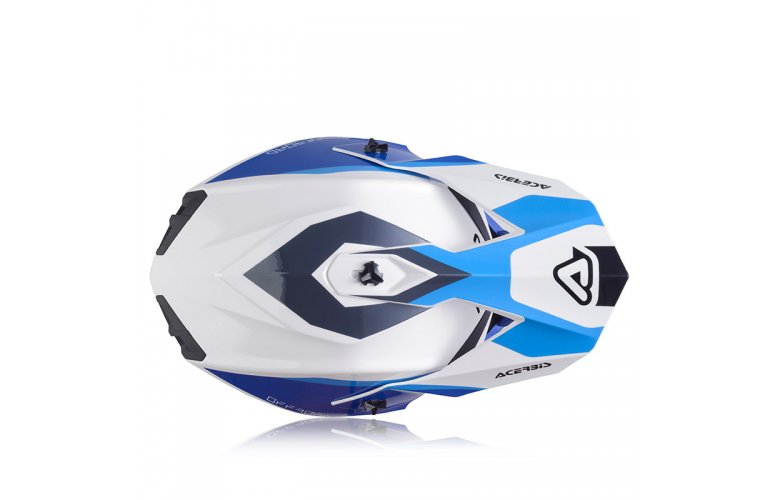 Κράνος Acerbis Linear 24473.232 άσπρο/μπλε