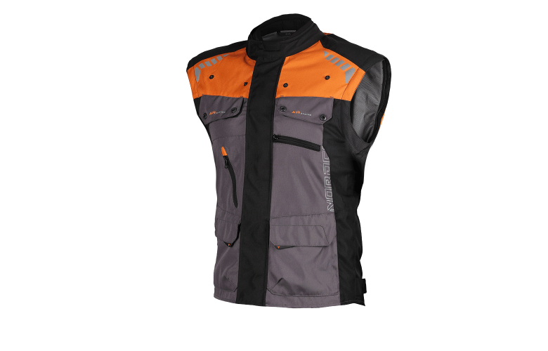 Μπουφάν Μηχανής Nordcode X-Cross Γκρι/Πορτοκαλί