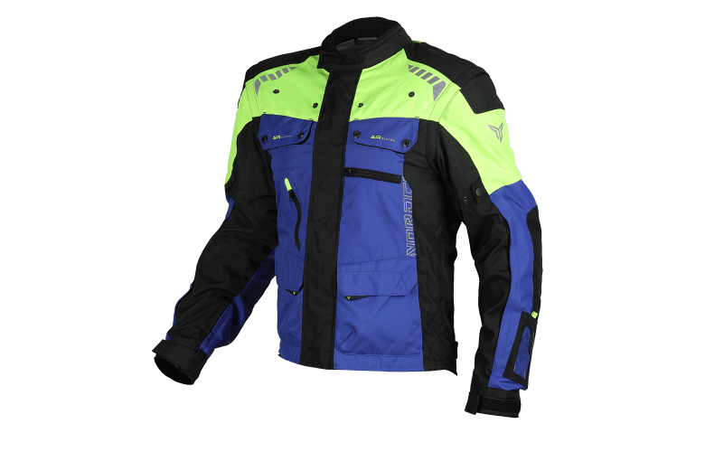 Μπουφάν Μηχανής Nordcode X-Cross Μπλε/Fluo