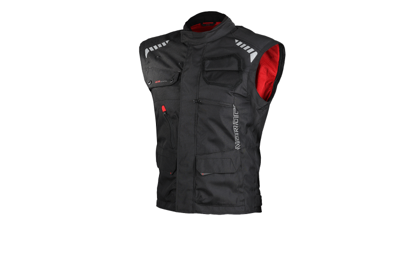 Μπουφάν Μηχανής Nordcode X-Cross Mαύρο/Κόκκινο