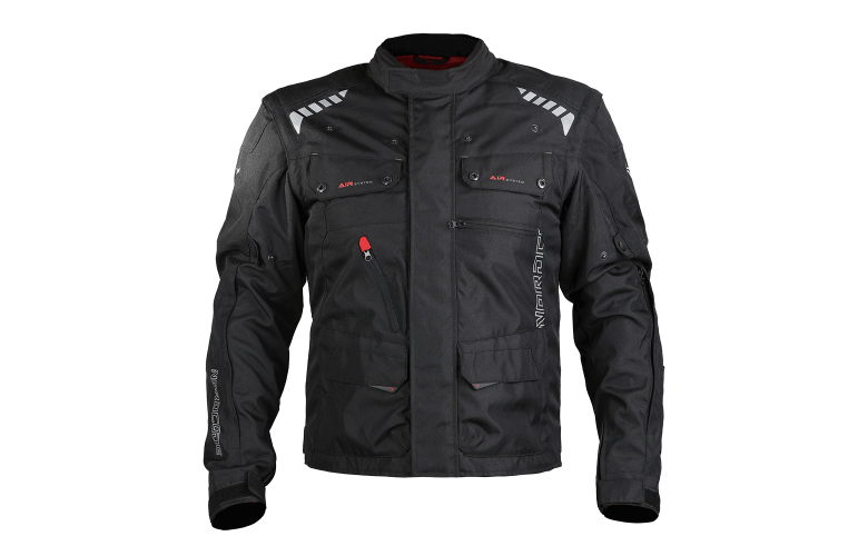 Μπουφάν Μηχανής Nordcode X-Cross Mαύρο/Κόκκινο