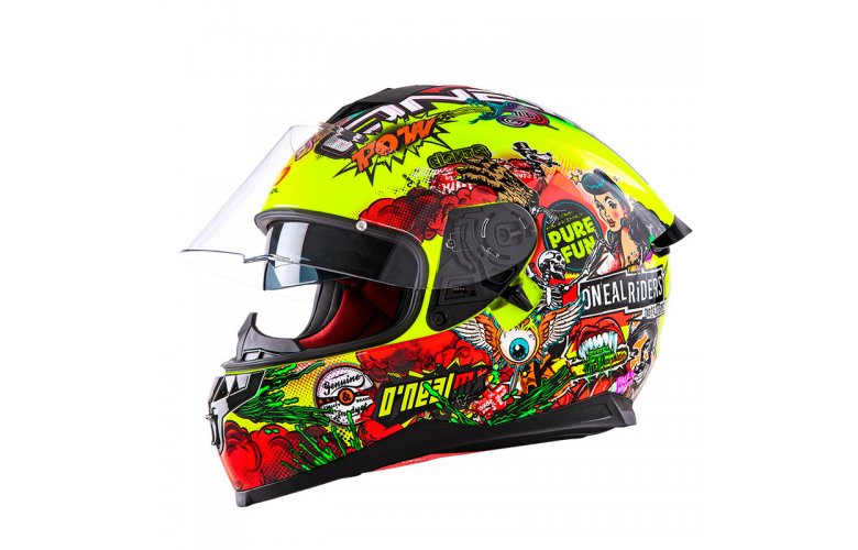 Κράνος Oneal Challenger Crank neon κίτρινο