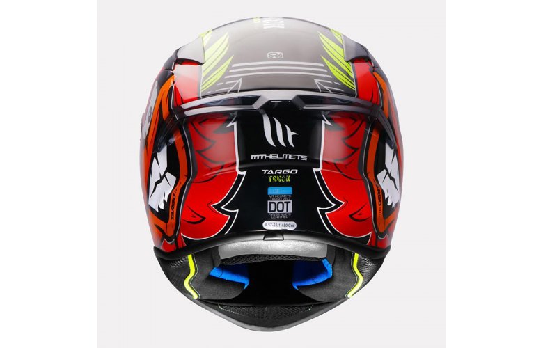 Κράνος MT Targo Pro Truck A5 κόκκινο gloss