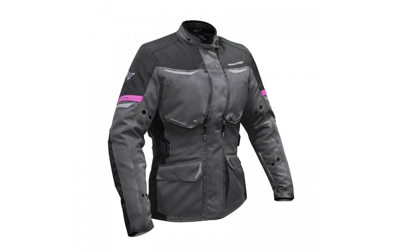 Nordcode Μπουφάν Μηχανής Senegal Γυναικείο Χειμερινό γκρι/μαύρο