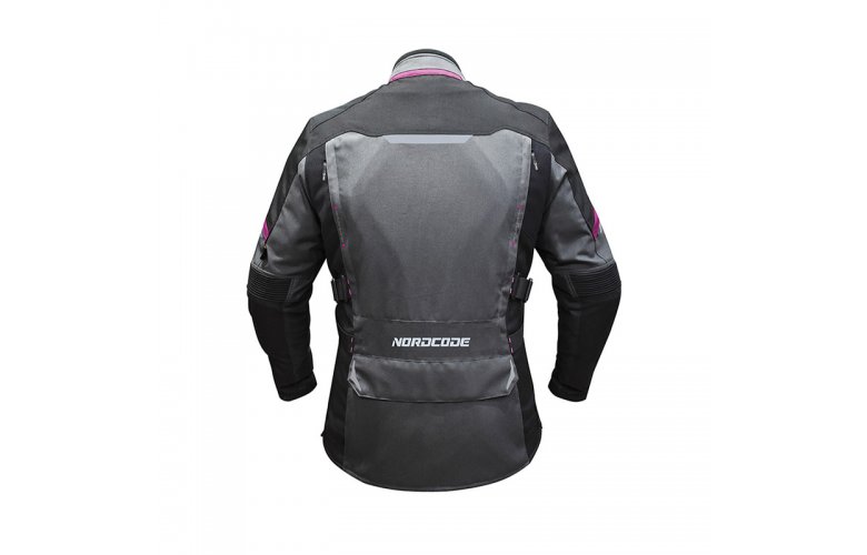 Nordcode Μπουφάν Μηχανής Senegal Γυναικείο Χειμερινό γκρι/μαύρο