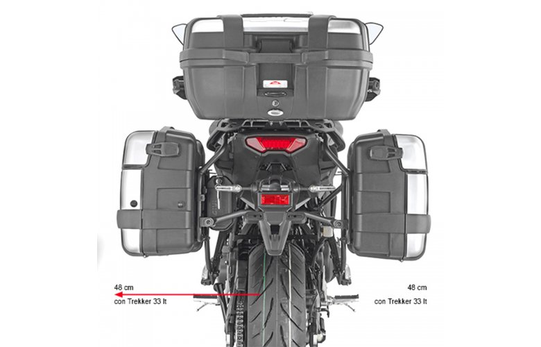 Βάσεις πλαϊνών βαλιτσών PLO2159MK_TRACER 9 (21) Yamaha GIVI