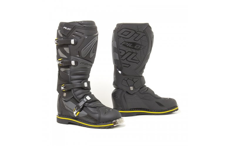 Μπότες Forma Pilot Enduro μαύρο/ανθρακί/κίτρινο