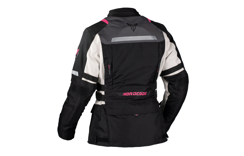 Μπουφάν Μηχανής Γυναικείο Nordcode Rhyno EN 17092 Μαύρο/Light Γκρι