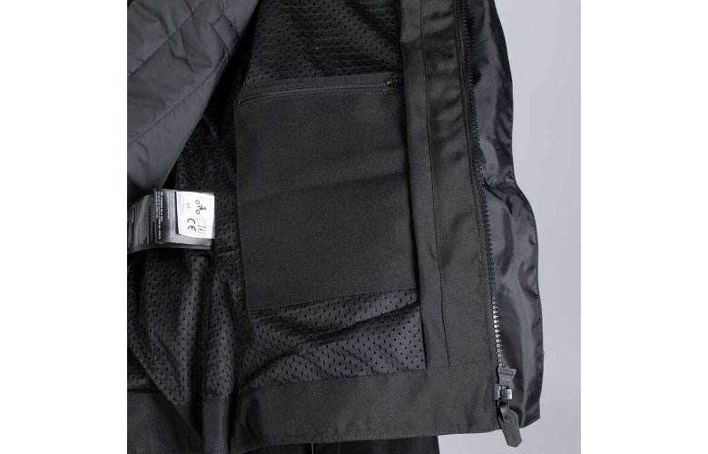 Μπουφάν Μηχανής Γυναικείο Nordcode Rhyno EN 17092 Μαύρο/Light Γκρι