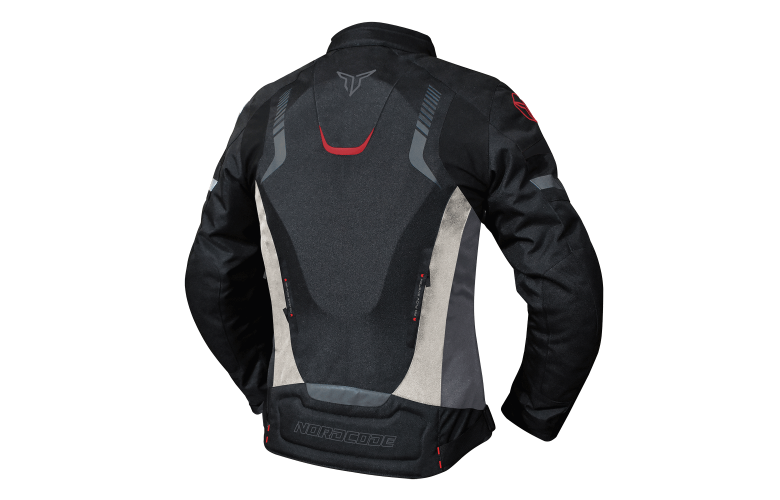 Μπουφάν Μηχανής Γυναικείο Nordcode Amazon Μαύρο-Γκρι