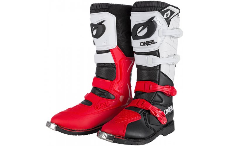 ΜΠΟΤΕΣ MX ONEAL RIDER PRO BLACK / WHITE / RED