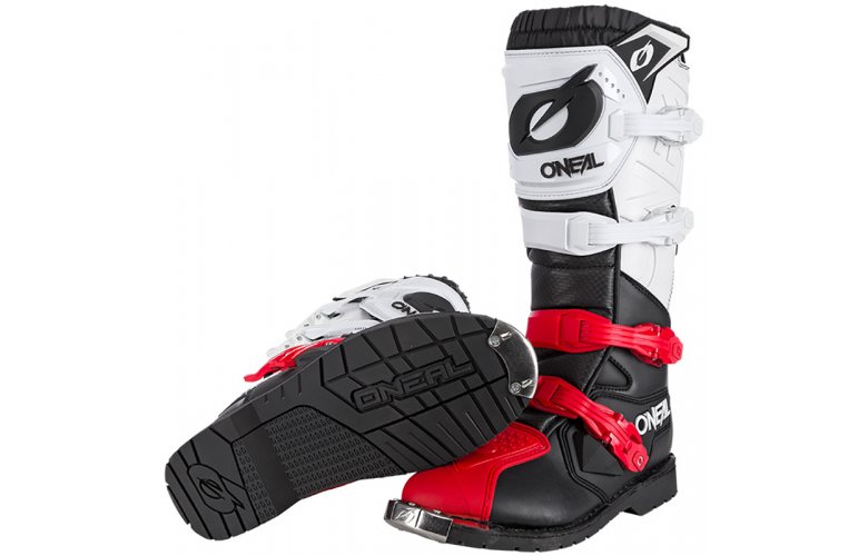 ΜΠΟΤΕΣ MX ONEAL RIDER PRO BLACK / WHITE / RED