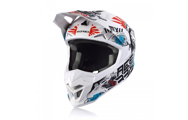 Κράνος Acerbis Profile 4.0 22821.034 Ασπρο/Μπλε/Κόκκινο