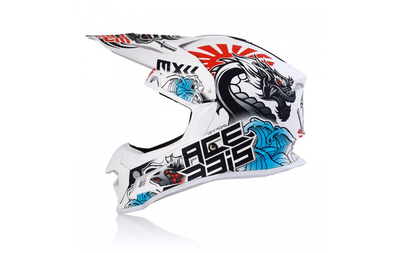 Κράνος Acerbis Profile 4.0 22821.034 Ασπρο/Μπλε/Κόκκινο