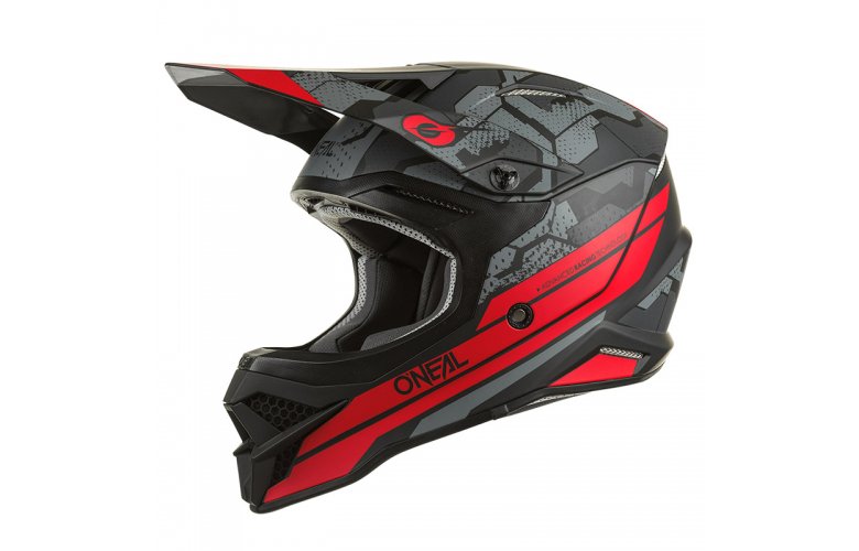 Κράνος Oneal 3SRS Camo V.22 μαύρο/κόκκινο