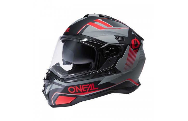 Κράνος ONeal DSRS Square V.22 μαύρο/κόκκινο