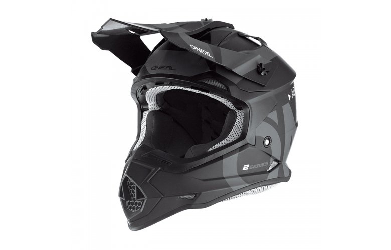 Κράνος ONeal 2SRS Slick μαύρο/γκρι