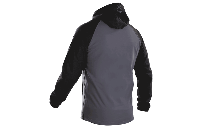 Μπουφάν Nordcode Hoodie Lynx Softshell Μαύρο-Γκρί