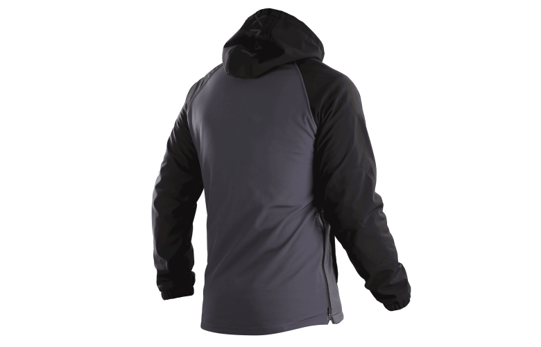 Μπουφάν Nordcode Hoodie Lynx Softshell Μαύρο-Γκρί
