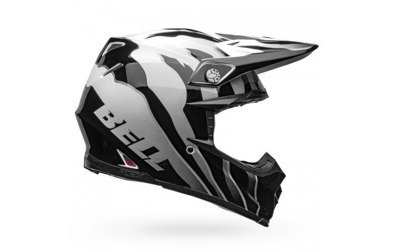 Κράνος Bell Moto-9S Flex Claw μαύρο/άσπρο gloss