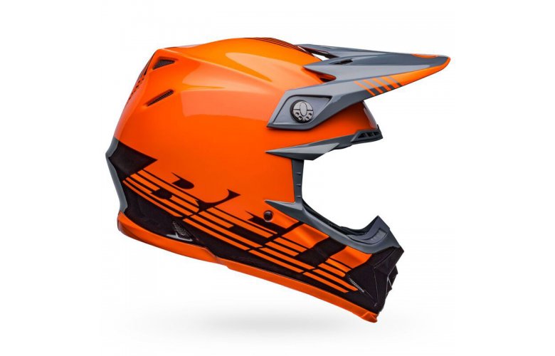 Κράνος Bell Moto-9 Mips Louver μαύρο/πορτοκαλί gloss