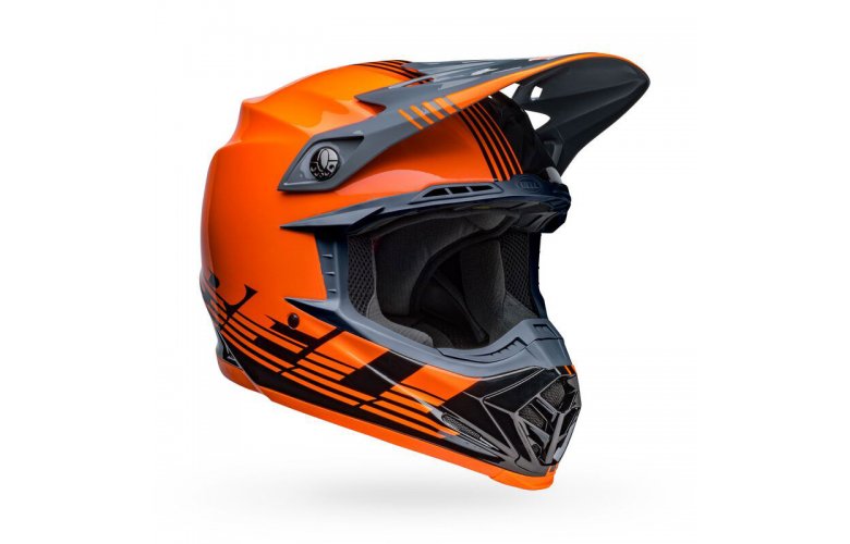Κράνος Bell Moto-9 Mips Louver μαύρο/πορτοκαλί gloss