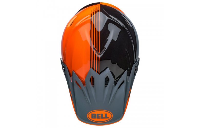 Κράνος Bell Moto-9 Mips Louver μαύρο/πορτοκαλί gloss