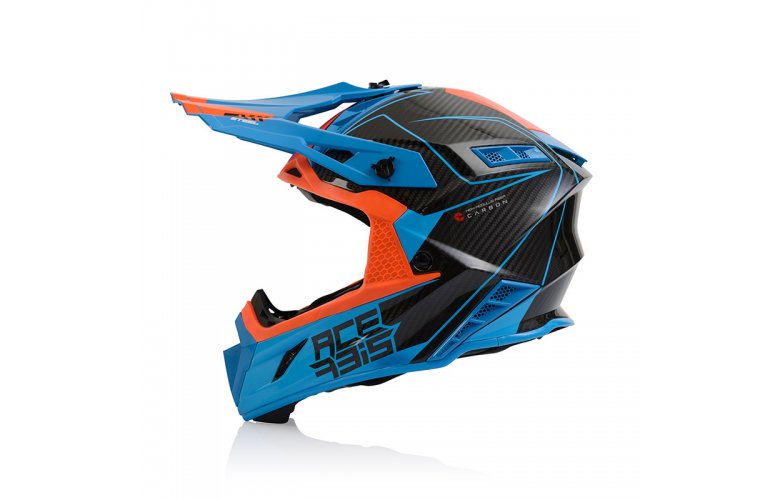 Κράνος Acerbis Steel Carbon 23424.204 πορτοκαλί/μπλε