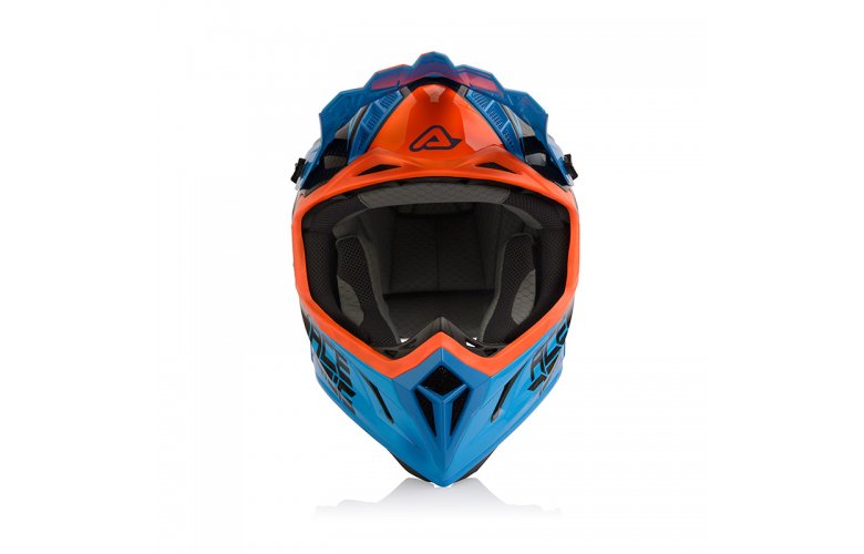Κράνος Acerbis Steel Carbon 23424.204 πορτοκαλί/μπλε