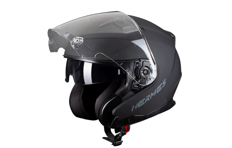 Κράνος Pilot Hermes SV mat μαύρο