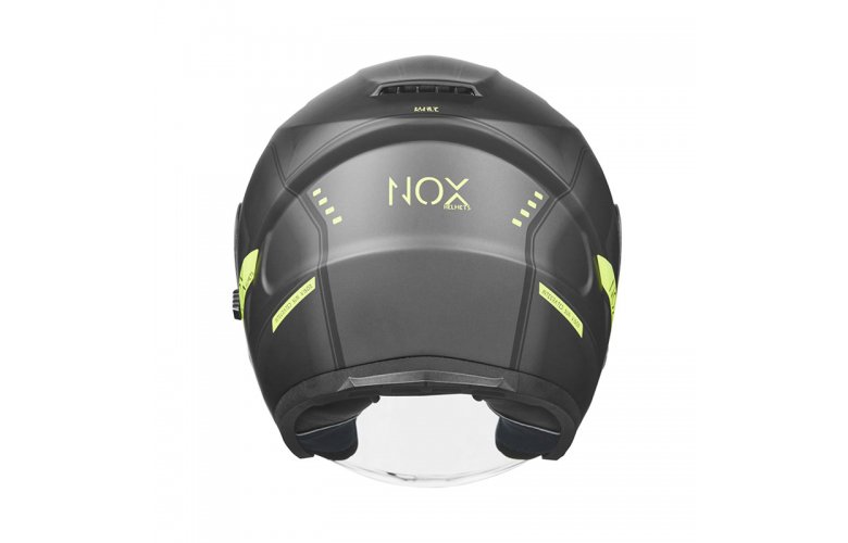 Κράνος Nox N128 Krill mat μαύρο/neon κίτρινο