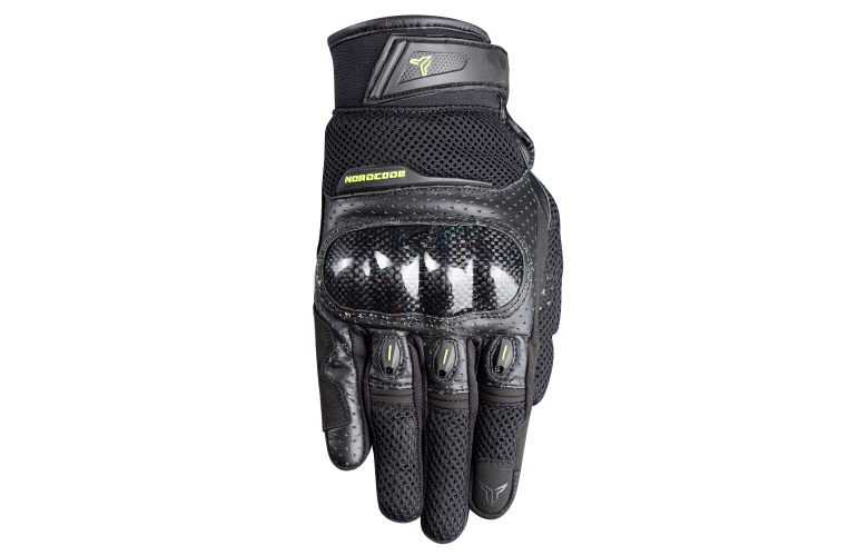 Γάντια Nordcode Air Tech-r EN 13594 μαύρο/fluo