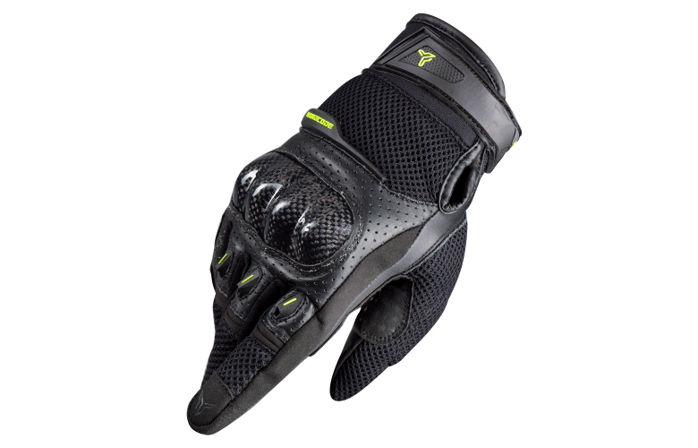 Γάντια Nordcode Air Tech-r EN 13594 μαύρο/fluo