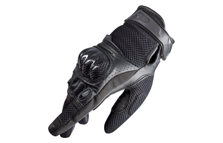 Γάντια Nordcode Air Tech-r EN 13594 μαύρο και δέρμα