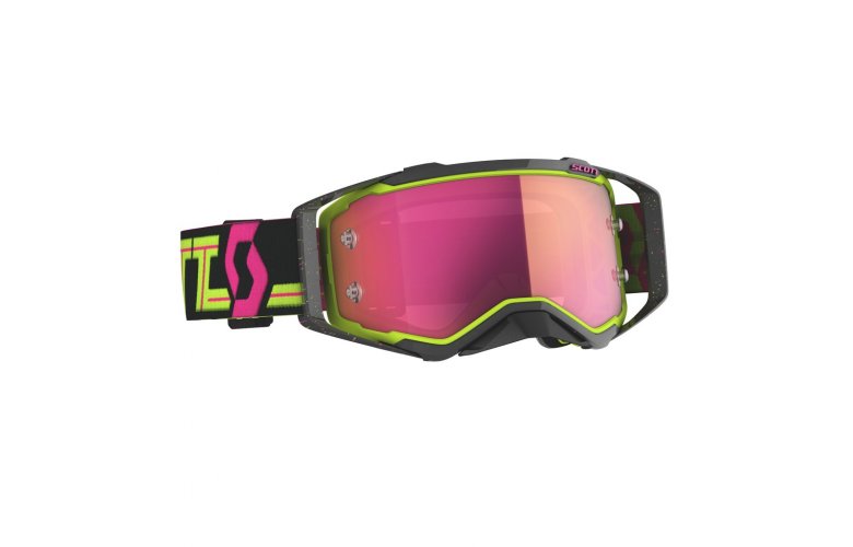ΜΑΣΚΑ SCOTT PROSPECT BLACK/YELLOW/PINK CHROME WORKS