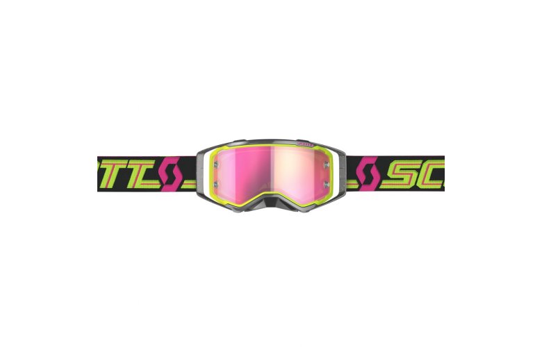 ΜΑΣΚΑ SCOTT PROSPECT BLACK/YELLOW/PINK CHROME WORKS