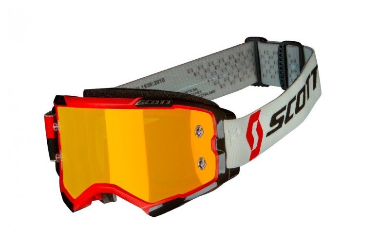 ΜΑΣΚΑ SCOTT FURY RED/BLACK/ORANGE CHROME WORKS