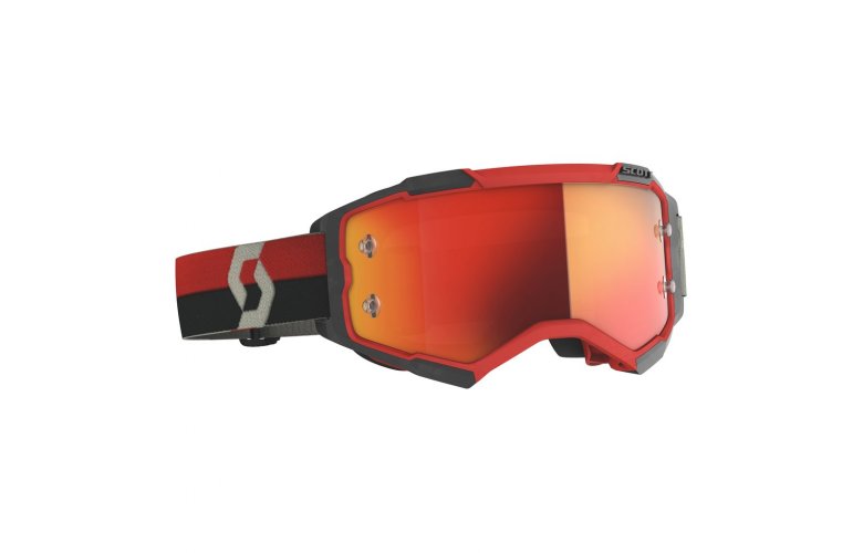 ΜΑΣΚΑ SCOTT FURY RED/BLACK/ORANGE CHROME WORKS