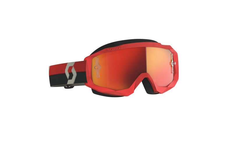 ΜΑΣΚΑ SCOTT HUSTLE X MX RED/GREY/ORANGE CHROME WORKS